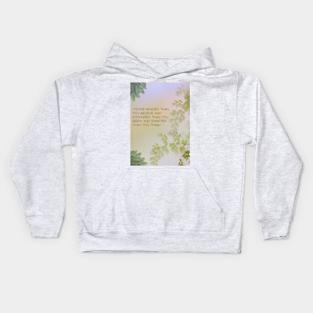 Braver than you Think Kids Hoodie by The Bandwagon Society